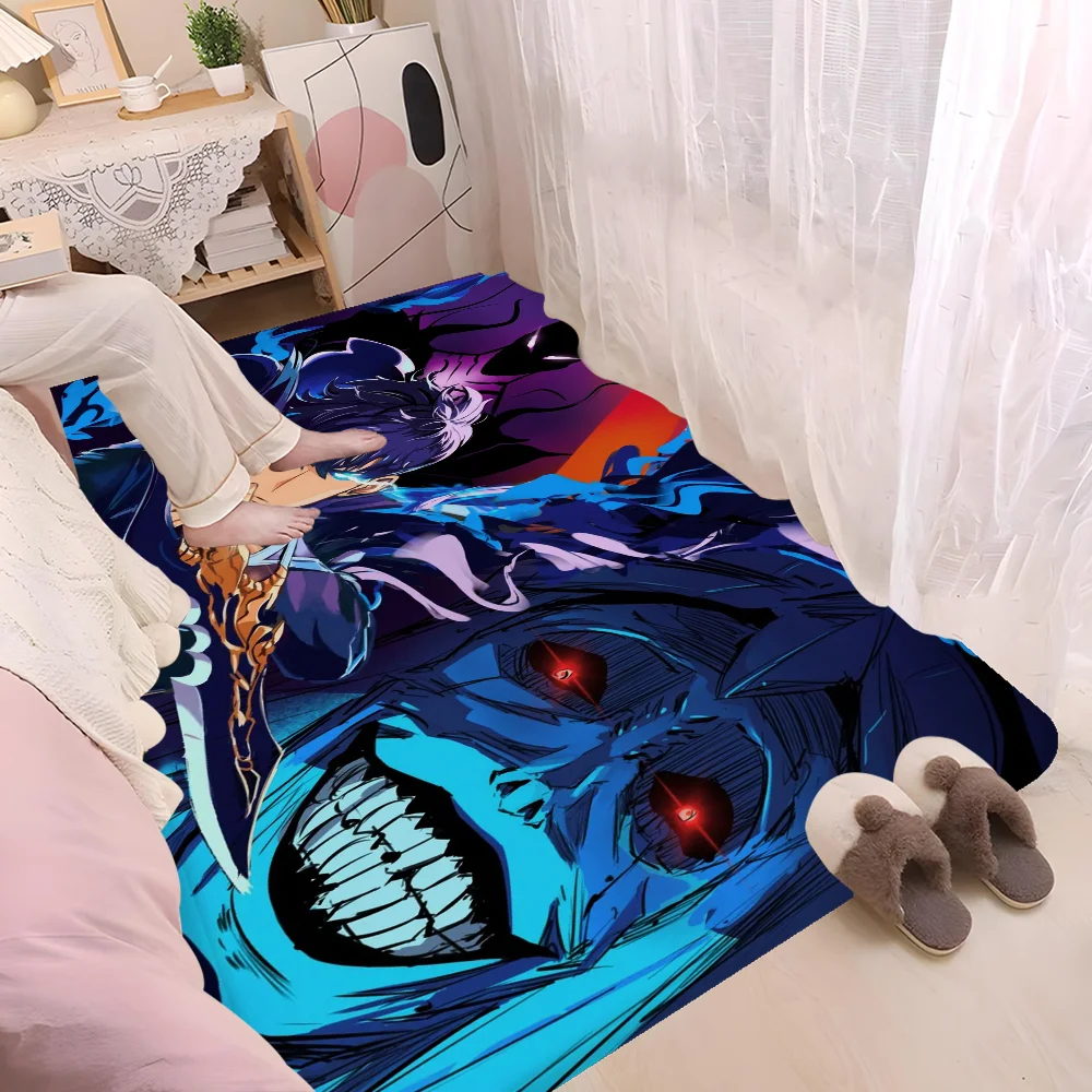 Solo Leveling Anime Floor Mat Cheaper Anti-slip Modern Living Room Balcony Printed Bedside Mats