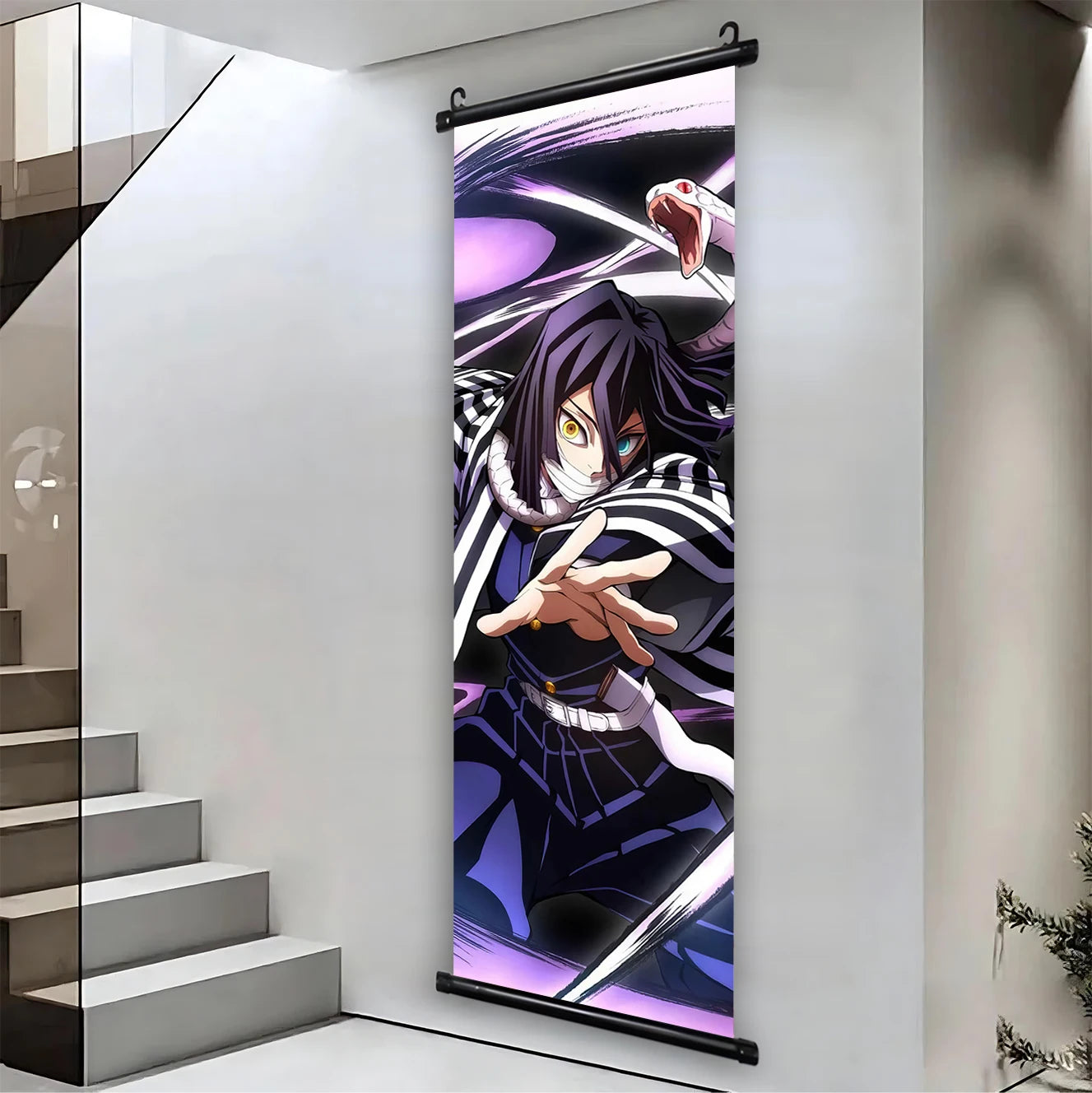 Demon Slayer Hashira HD Scroll Bedroom Living Room Decoration Wall Hanging Art Home Decor Kid Gifts Canvas Prints Anime Artwork