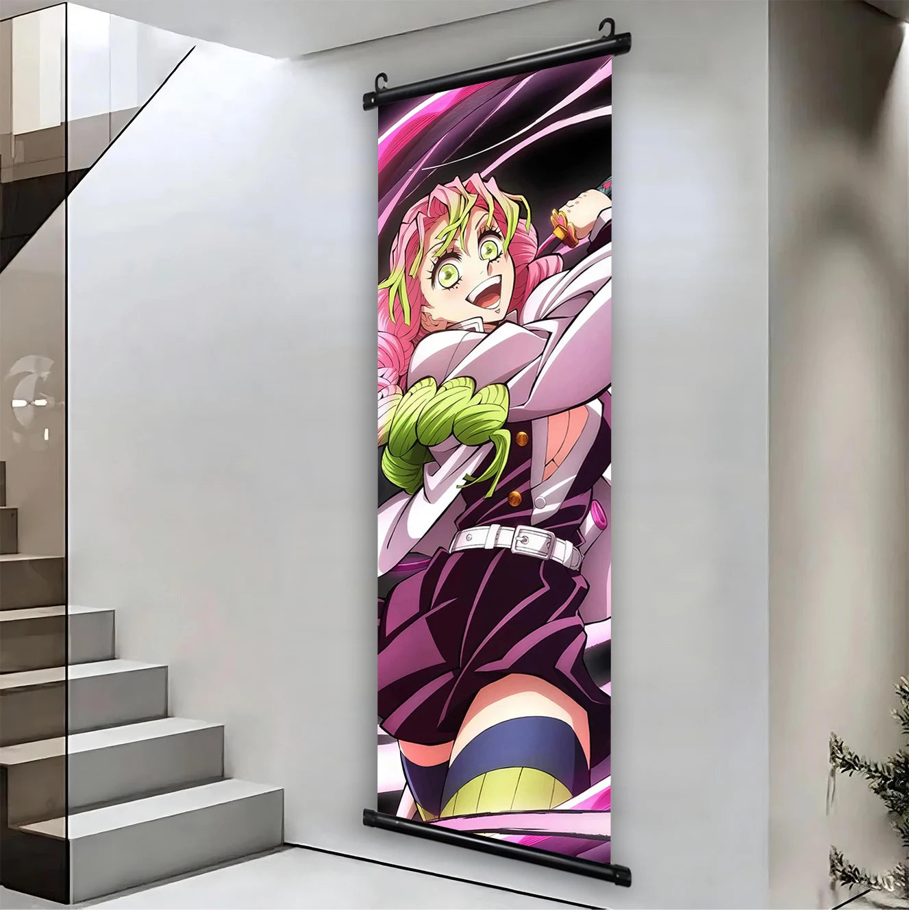 Demon Slayer Hashira HD Scroll Bedroom Living Room Decoration Wall Hanging Art Home Decor Kid Gifts Canvas Prints Anime Artwork