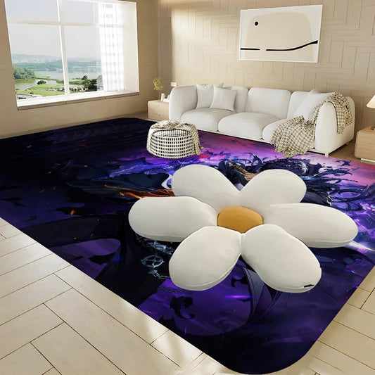 Solo Leveling Anime Floor Mat Cheaper Anti-slip Modern Living Room Balcony Printed Bedside Mats