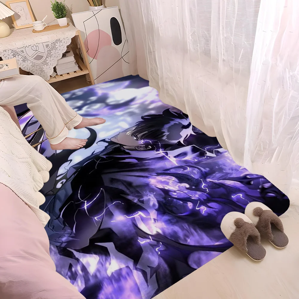 Solo Leveling Anime Floor Mat Cheaper Anti-slip Modern Living Room Balcony Printed Bedside Mats