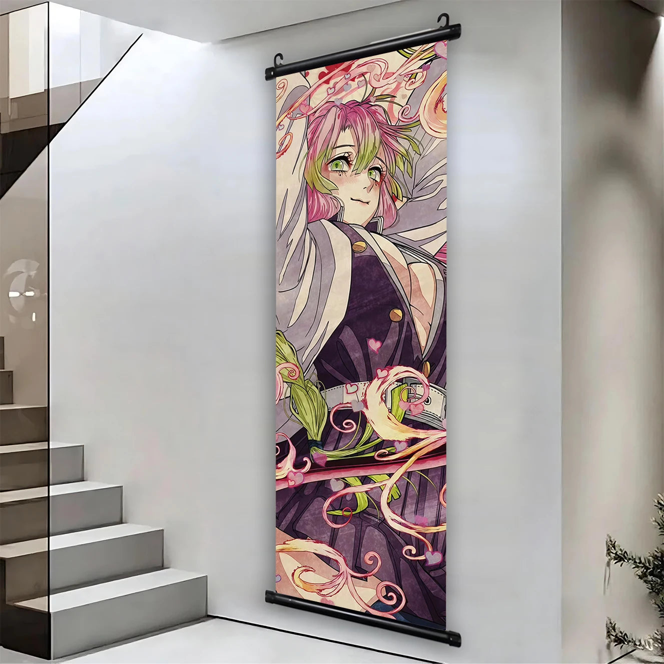 Demon Slayer Hashira HD Scroll Bedroom Living Room Decoration Wall Hanging Art Home Decor Kid Gifts Canvas Prints Anime Artwork