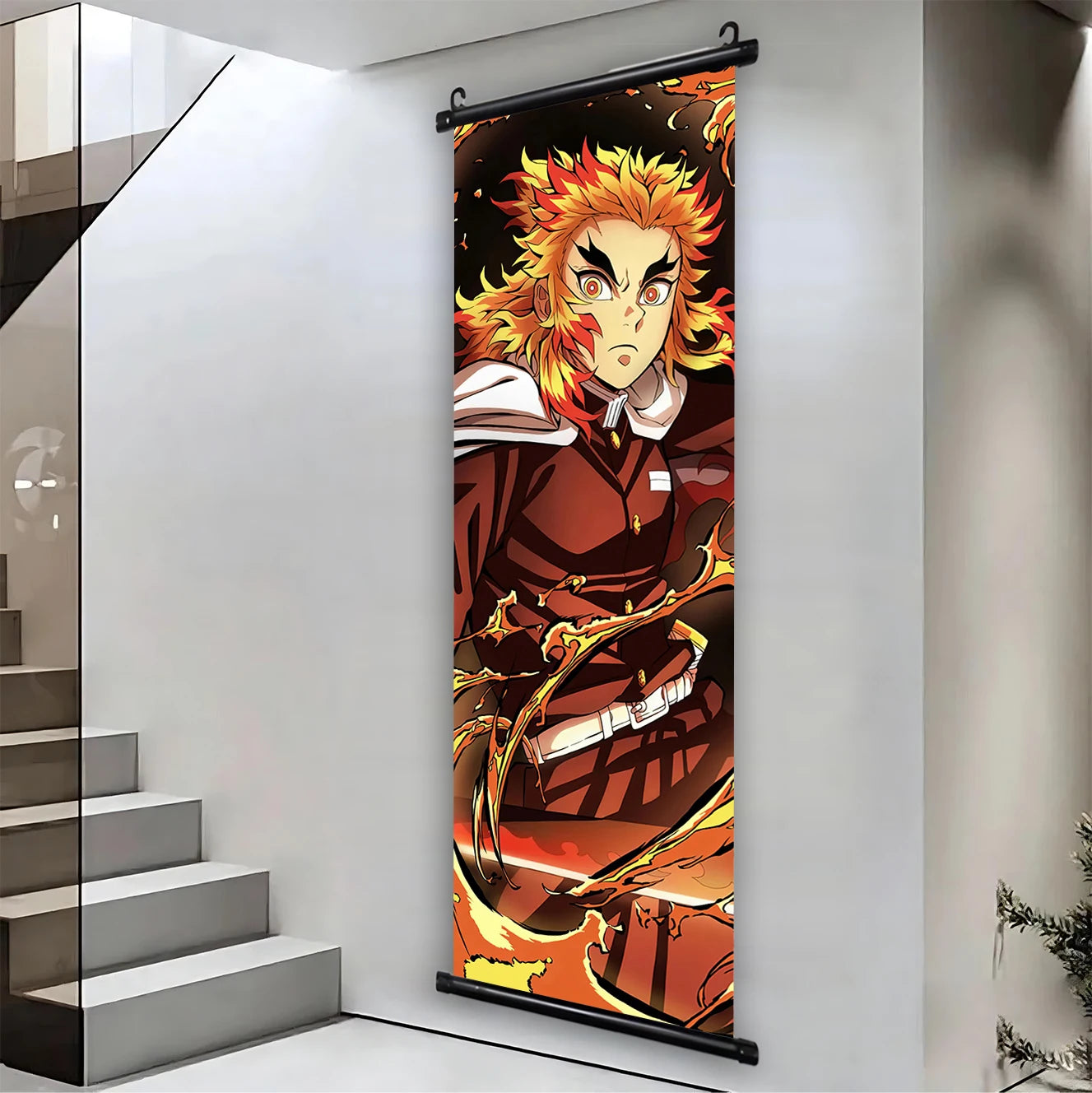 Demon Slayer Hashira HD Scroll Bedroom Living Room Decoration Wall Hanging Art Home Decor Kid Gifts Canvas Prints Anime Artwork
