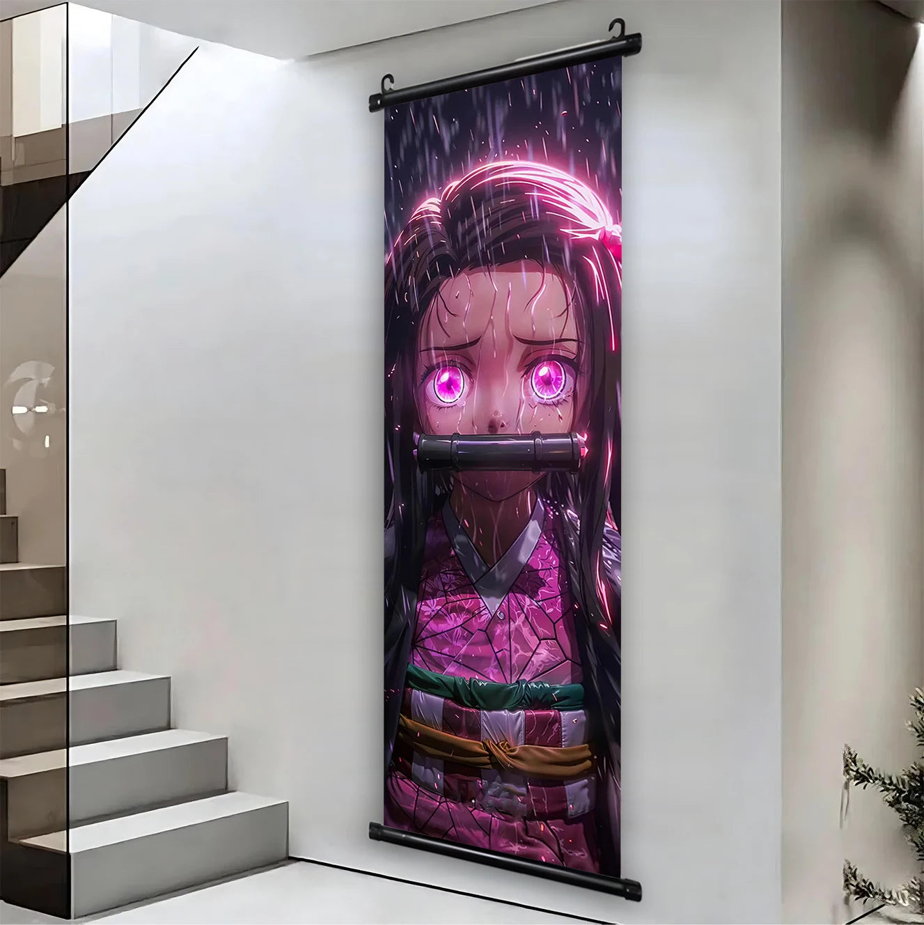 Demon Slayer Hashira HD Scroll Bedroom Living Room Decoration Wall Hanging Art Home Decor Kid Gifts Canvas Prints Anime Artwork