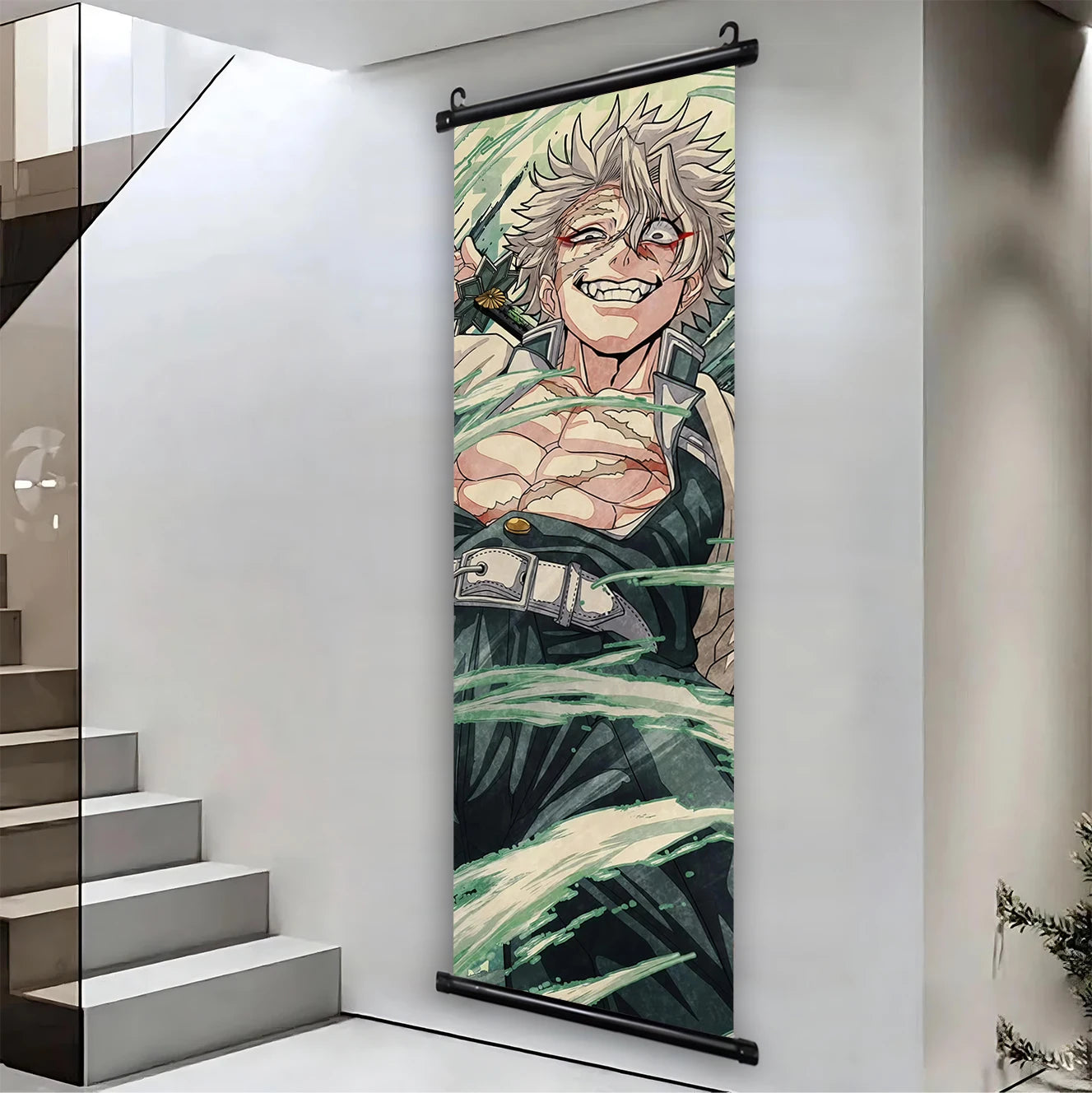 Demon Slayer Hashira HD Scroll Bedroom Living Room Decoration Wall Hanging Art Home Decor Kid Gifts Canvas Prints Anime Artwork