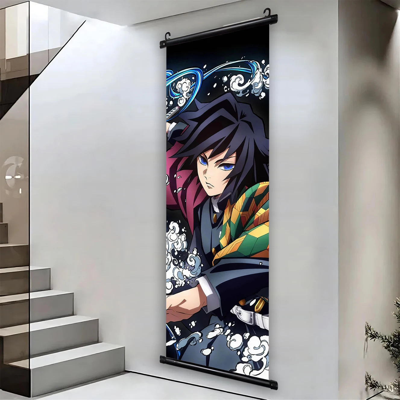 Demon Slayer Hashira HD Scroll Bedroom Living Room Decoration Wall Hanging Art Home Decor Kid Gifts Canvas Prints Anime Artwork