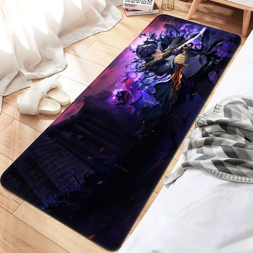 Solo Leveling Anime Floor Mat Cheaper Anti-slip Modern Living Room Balcony Printed Bedside Mats