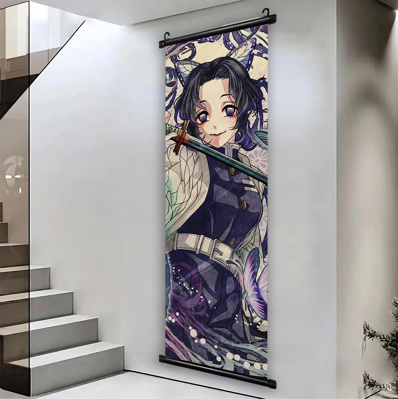 Demon Slayer Hashira HD Scroll Bedroom Living Room Decoration Wall Hanging Art Home Decor Kid Gifts Canvas Prints Anime Artwork