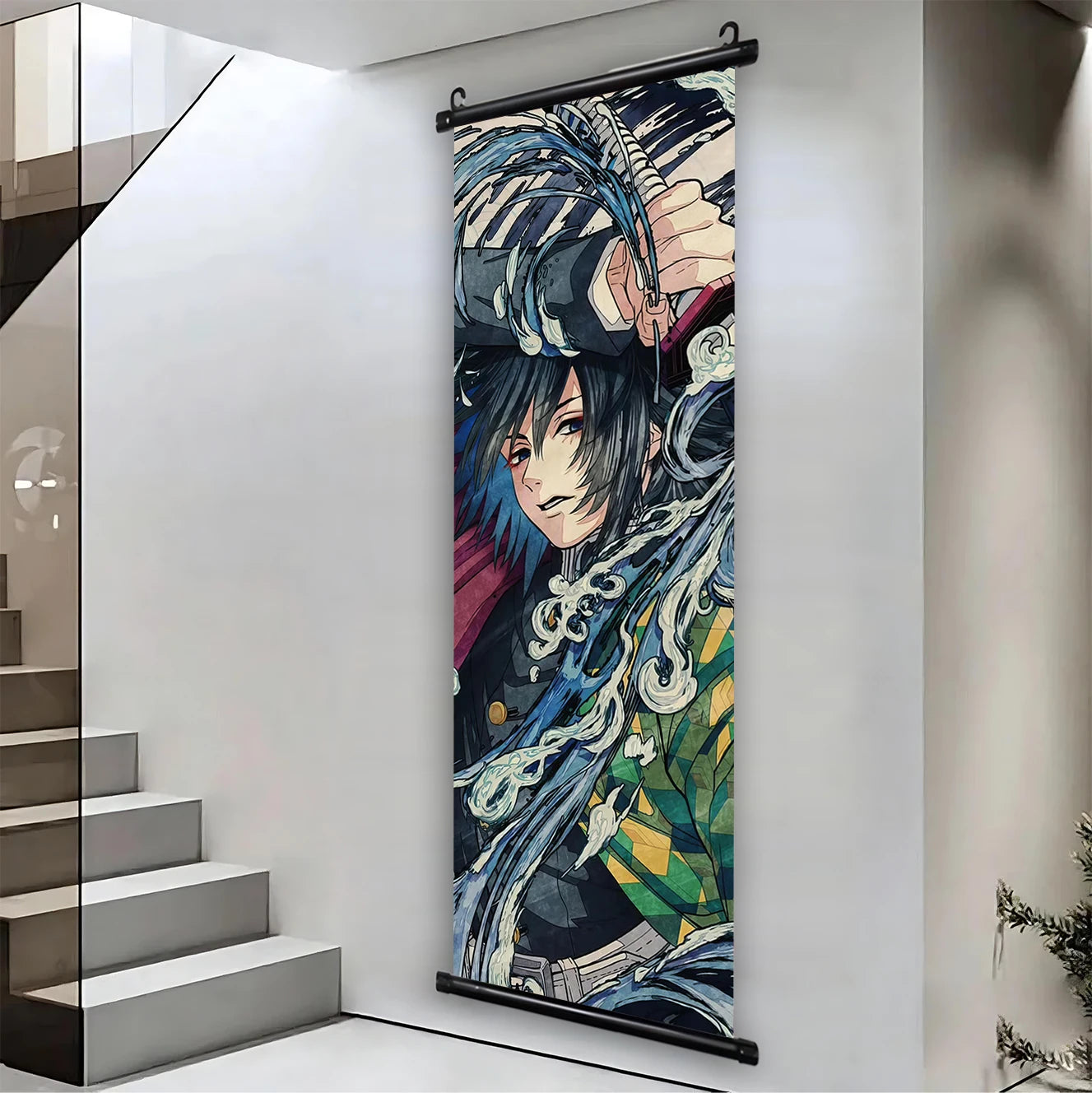 Demon Slayer Hashira HD Scroll Bedroom Living Room Decoration Wall Hanging Art Home Decor Kid Gifts Canvas Prints Anime Artwork