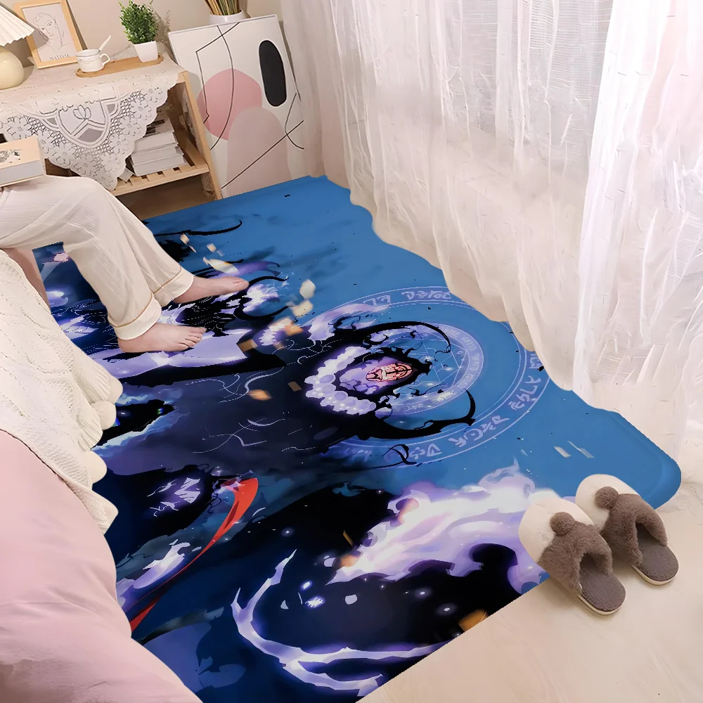 Solo Leveling Anime Floor Mat Cheaper Anti-slip Modern Living Room Balcony Printed Bedside Mats