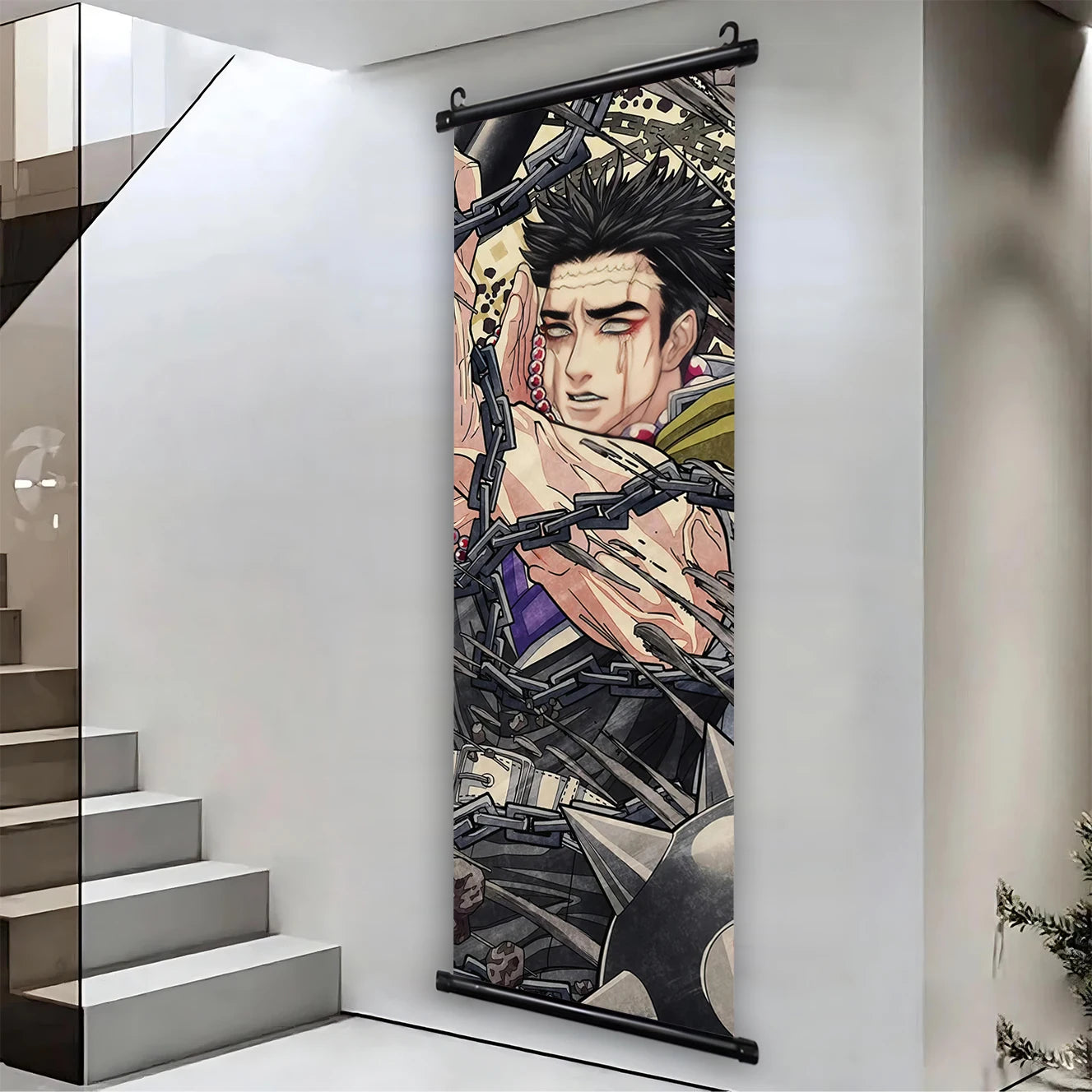 Demon Slayer Hashira HD Scroll Bedroom Living Room Decoration Wall Hanging Art Home Decor Kid Gifts Canvas Prints Anime Artwork