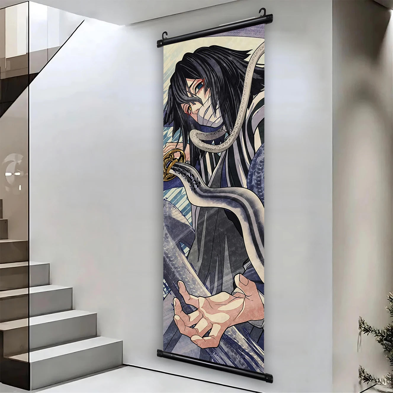 Demon Slayer Hashira HD Scroll Bedroom Living Room Decoration Wall Hanging Art Home Decor Kid Gifts Canvas Prints Anime Artwork